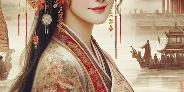 A nostalgic tribute to actress Jiang Wenli amidst iconic film scenes and traditional Chinese elements.